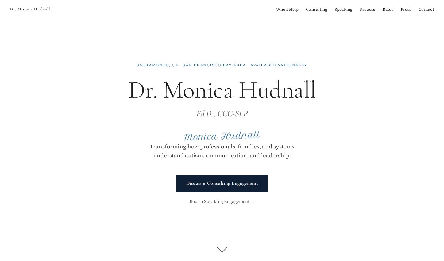 Dr. Hudnall live site