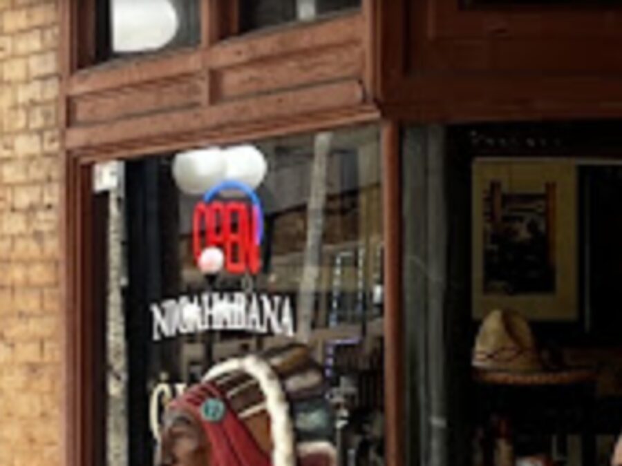 The front door of Nicahabana Cigars, 1605 E 7th Ave, Ybor City